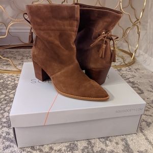 Sole Society Suede Boots